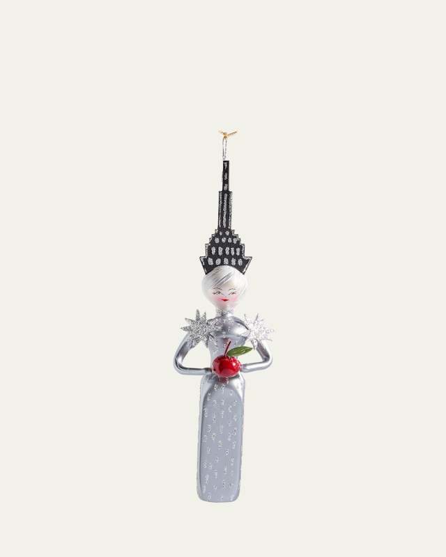 NY Lady Christmas Ornament